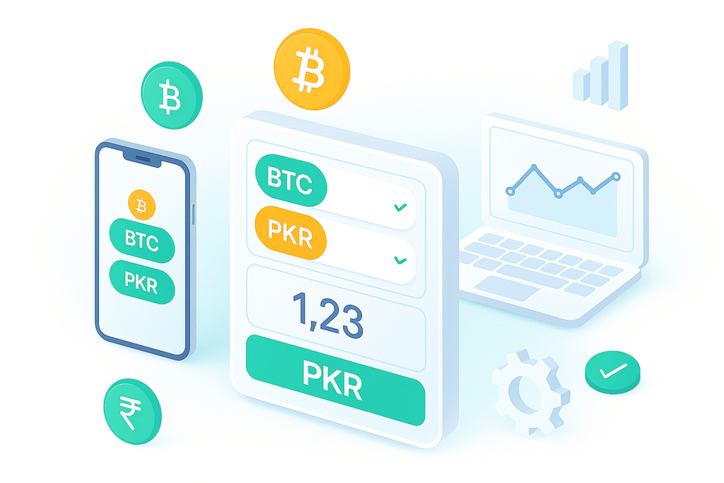 Bitcoin BTC to PKR Converter