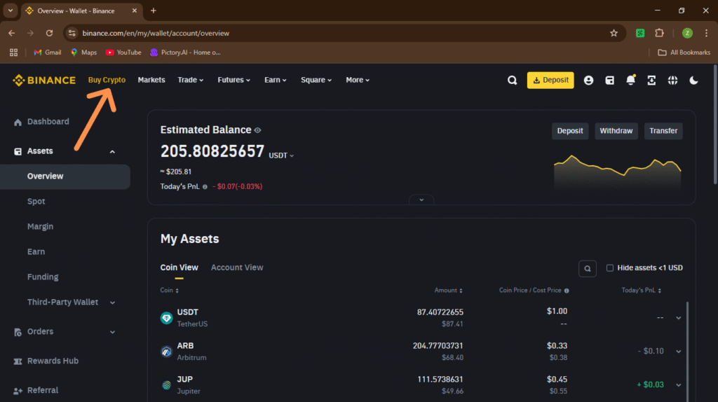 how to buy usdt using laptop