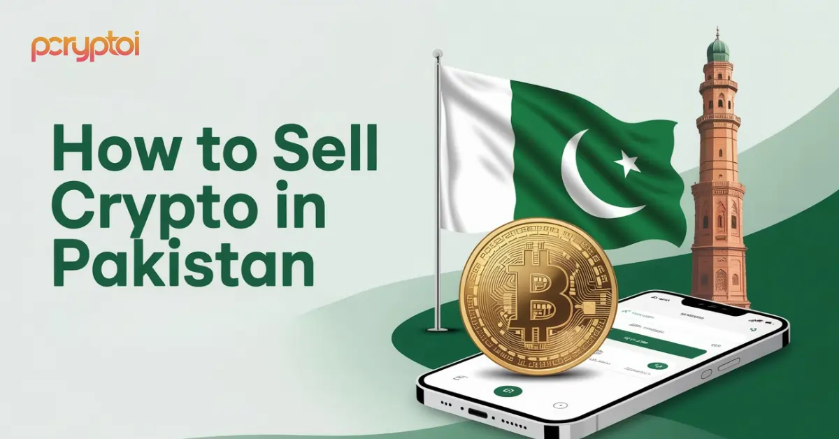 This image is about the selling crypto in pakistan with binance. it explain that How to Sell crypto on binance in Pakistan 