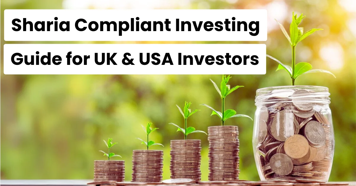 image representing Sharia Compliant Investing: Your Complete Guide for UK & USA Investors.
basically its coins in jar and showing the growth of money