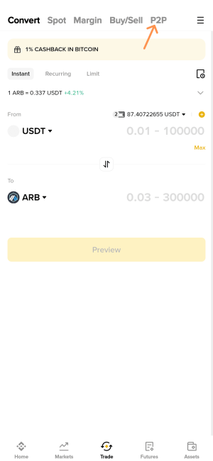 buy usdt step2